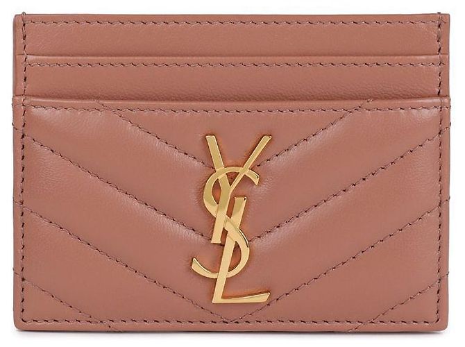 Saint Laurent Tarjetero Cassandra Rosa - vista 3