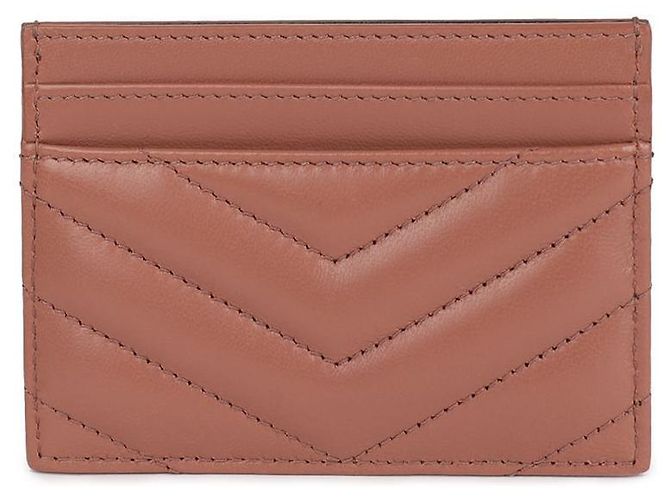 Saint Laurent Tarjetero Cassandra Rosa - vista 5