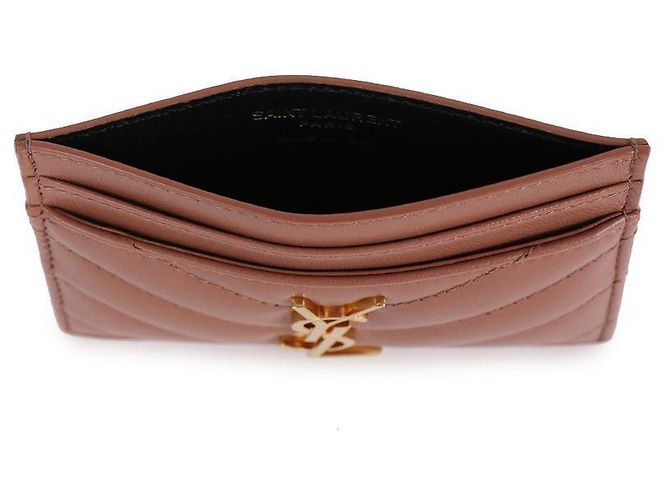 Saint Laurent Tarjetero Cassandra Rosa - vista 7