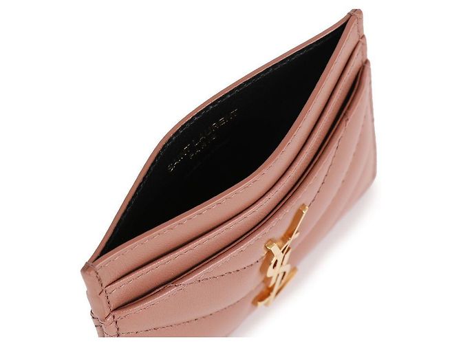 Saint Laurent Tarjetero Cassandra Rosa - vista 8