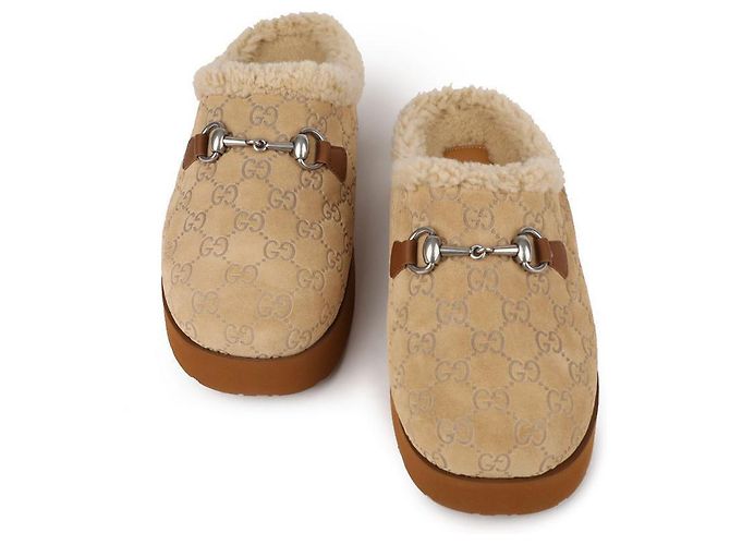 Gucci Mule Horsebit da uomo: Marrone - vista 4
