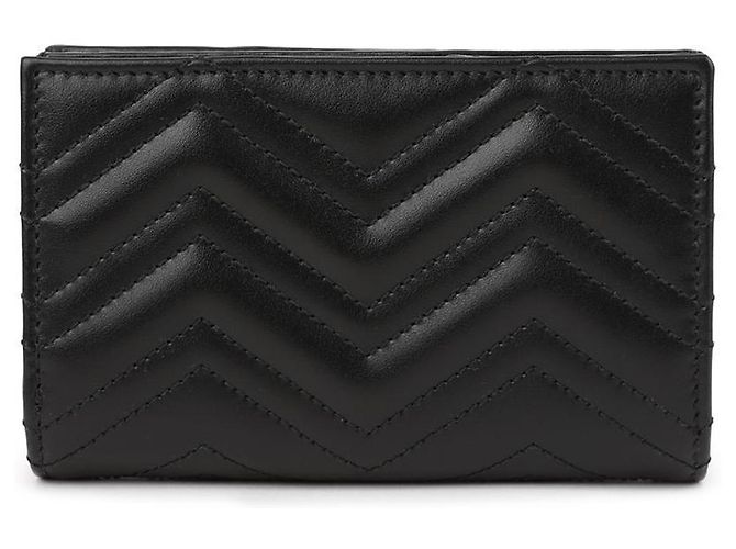 Gucci Cartera GG Marmont Negro - vista 5