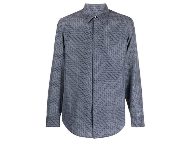 Fendi Camicia di seta con Karligrafia Multicolore - vista 4