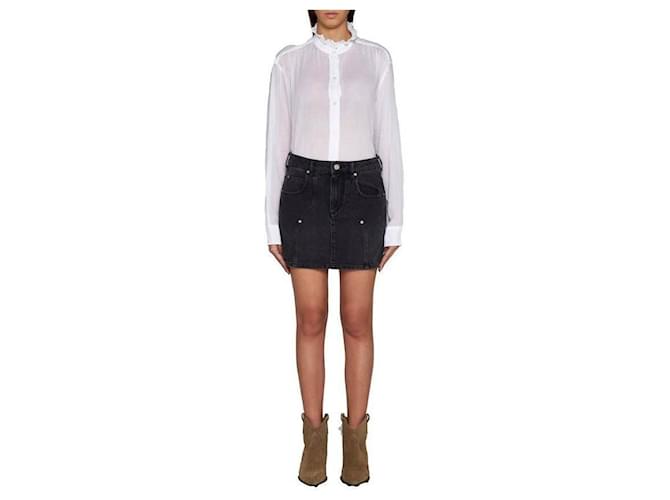 Isabel Marant Falda vaquera Negro - vista 5