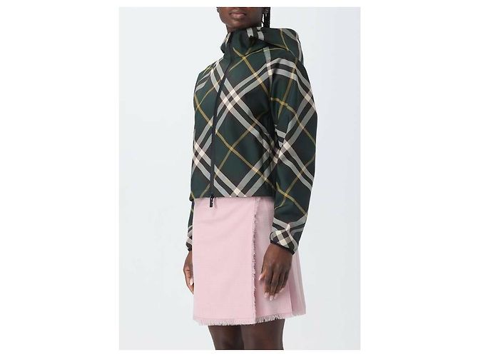 Burberry Crop Checked Light Jacket Multiple colors - view 6