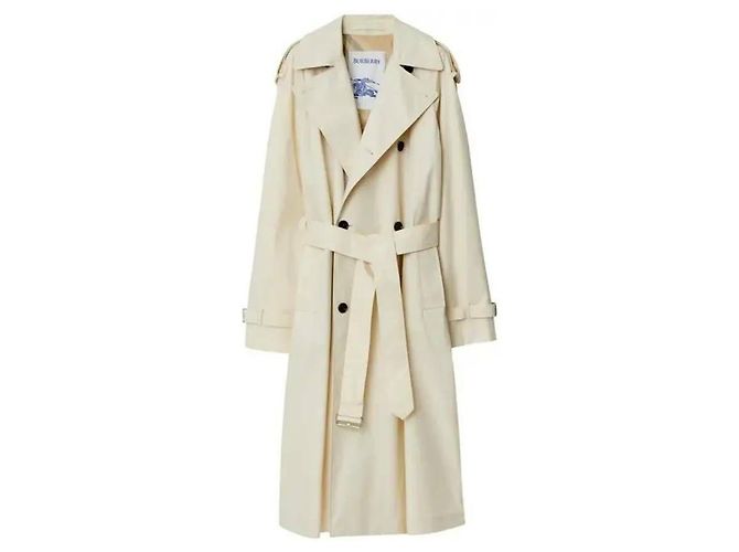 Burberry Abrigo Trench Largo de Gabardina Multicolor - vista 4