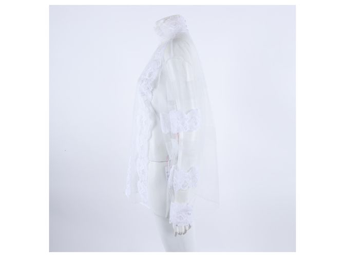 Blusa de Encaje Valentino Blanco - vista 2