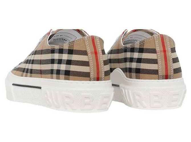 Burberry Sneakers in cotone a quadri vintage Multicolore - vista 6