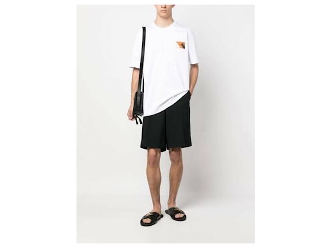 Fendi Kurzarm-T-Shirt mit Logo-Patch Mehrfarben - Ansicht 4