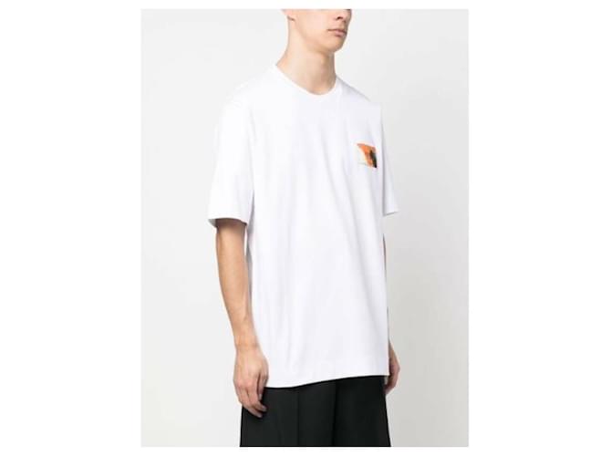 Fendi Kurzarm-T-Shirt mit Logo-Patch Mehrfarben - Ansicht 5