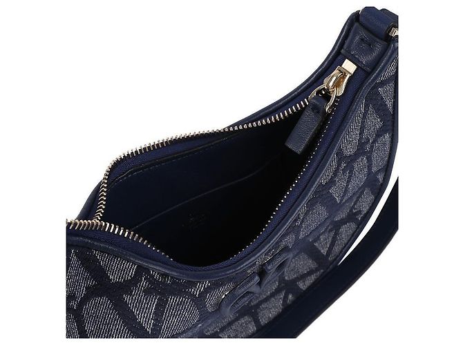 Valentino Mini Logo Signaturtasche Blau - Ansicht 8
