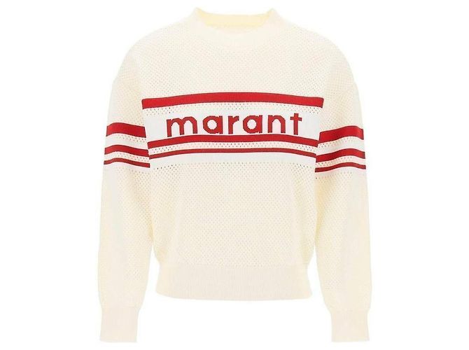 Isabel Marant Suéter com logo - vista 4
