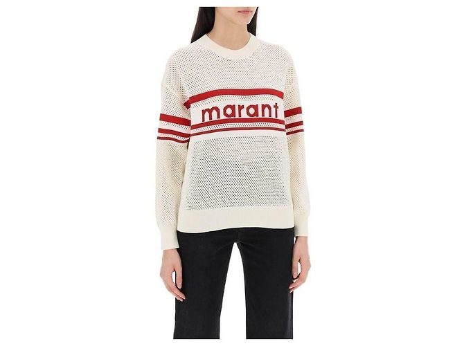 Isabel Marant Suéter com logo - vista 5