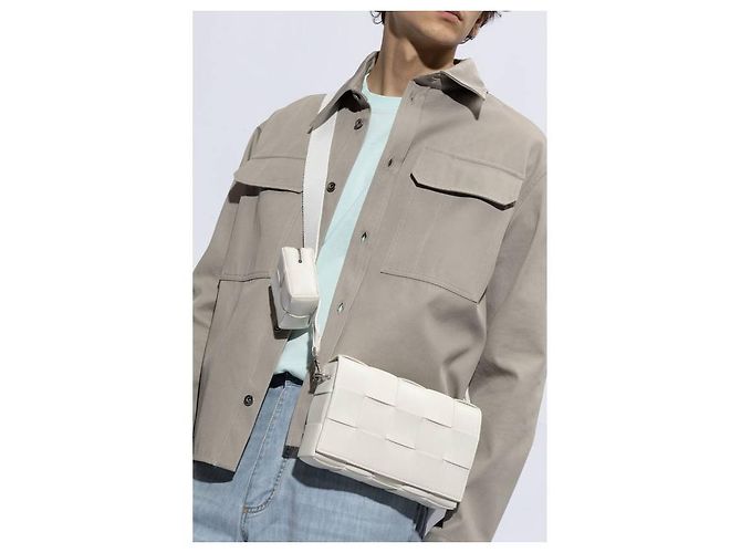 Bottega Veneta Borsa a Tracolla Intrecciato Pouch Cassette - vista 5