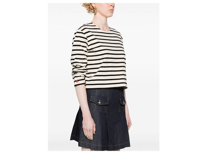 Tory Burch T-Shirt mit gerafften Ärmeln - Ansicht 5
