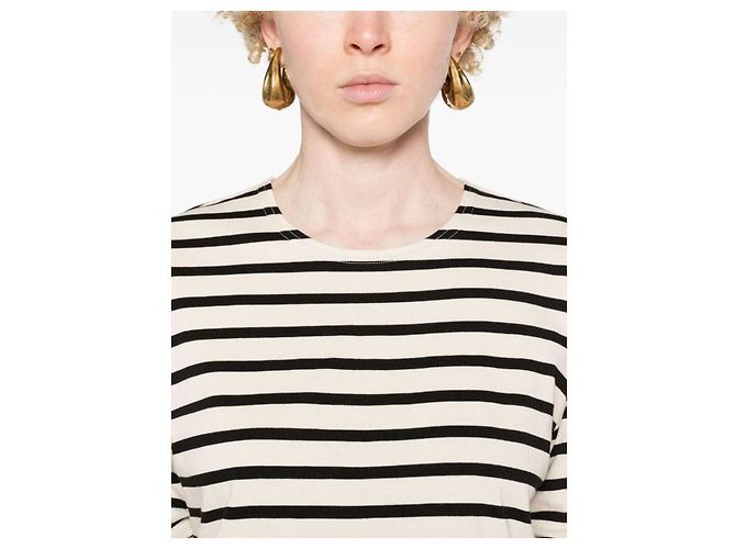 Tory Burch T-Shirt mit gerafften Ärmeln - Ansicht 6