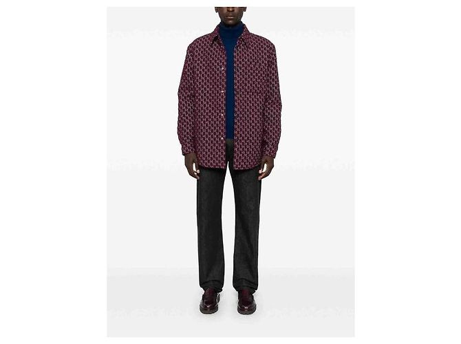 Gucci Shadow Boucle-Woll-Jacquard-Hemd Mehrfarben - Ansicht 5