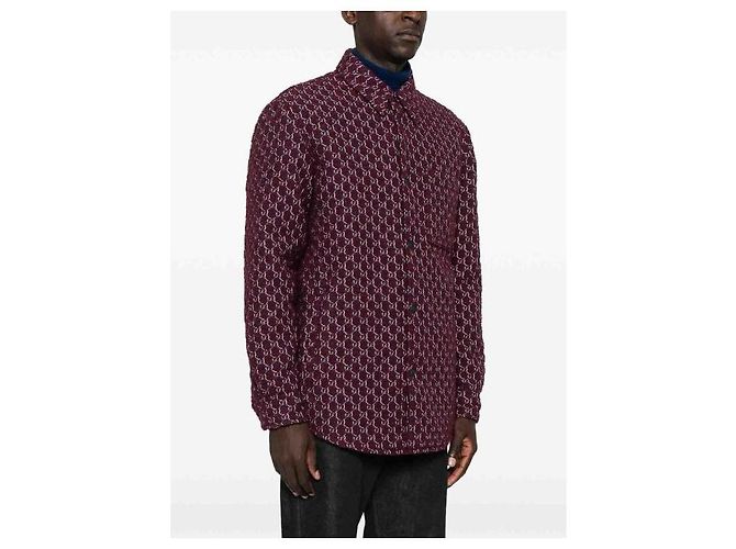 Gucci Shadow Boucle-Woll-Jacquard-Hemd Mehrfarben - Ansicht 8