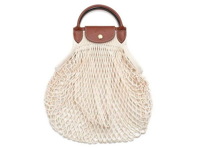 Longchamp Borsa a Spalla Le Pliage File Ecru HVH Bianco - vista 5