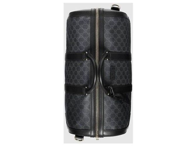 Gucci Borsa da viaggio GG Supreme Carry On Nera Grigia Nero - vista 10