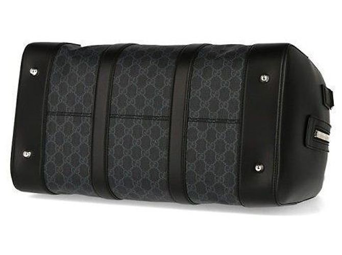 Gucci Borsa da viaggio GG Supreme Carry On Nera Grigia Nero - vista 4