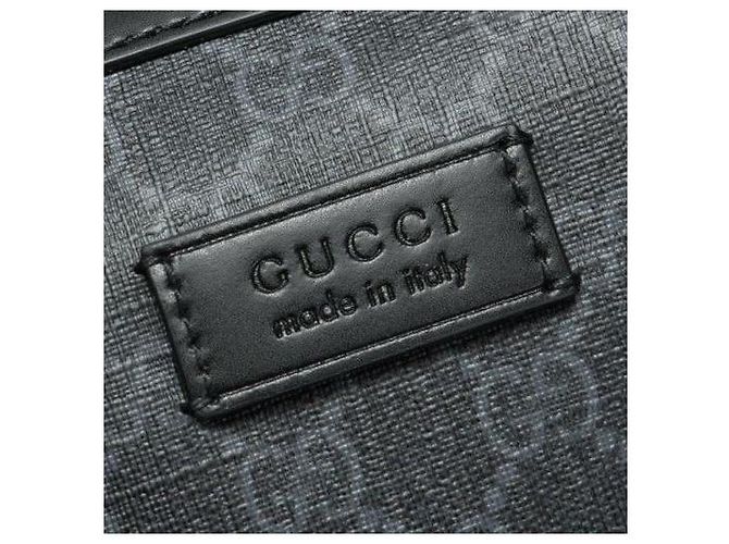 Gucci Borsa da viaggio GG Supreme Carry On Nera Grigia Nero - vista 8