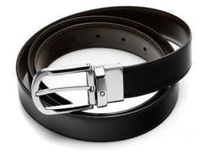 Montblanc Reversible Cut-to-Size Men's Belt Black - view 2