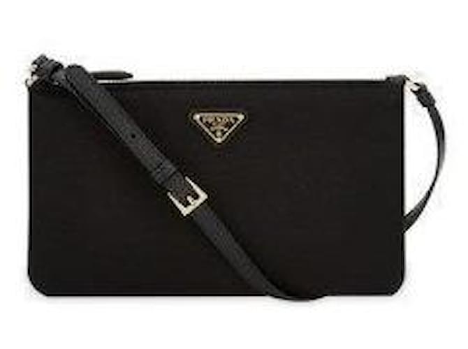 Prada Borsa a Spalla Re-Nylon Nera Nero - vista 2