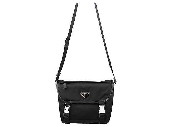 Prada Bolso cruzado Saffiano Negro - vista 5