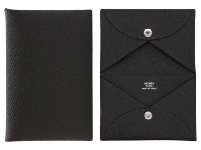 Hermès Portacarte Appson Palladium Nero - vista 2
