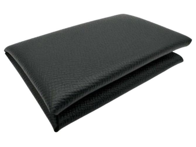 Hermès Portacarte Appson Palladium Nero - vista 5