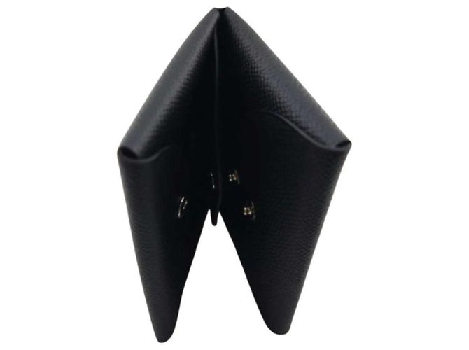 Hermès Portacarte Appson Palladium Nero - vista 6