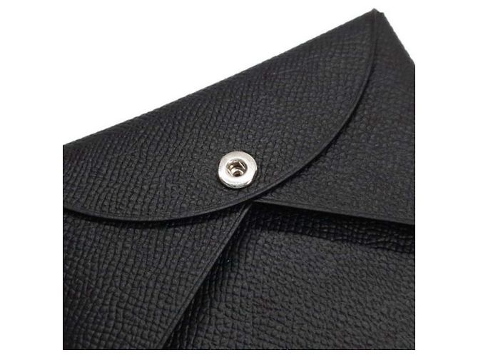 Hermès Portacarte Appson Palladium Nero - vista 7