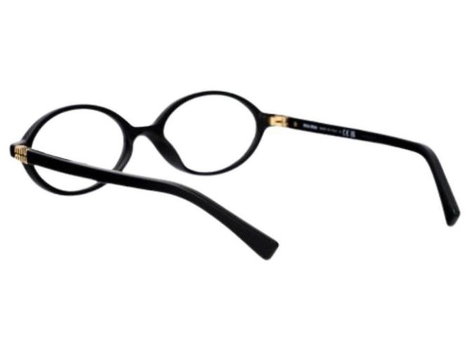 Miu Miu Rigard Ovalbrille Schwarz - Ansicht 11