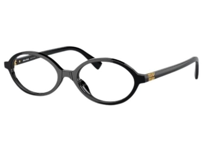 Miu Miu Rigard Ovalbrille Schwarz - Ansicht 2