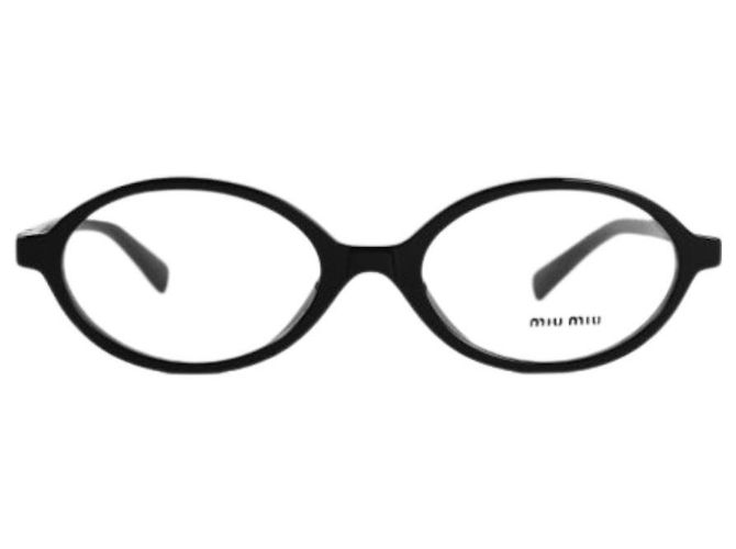 Miu Miu Rigard Ovalbrille Schwarz - Ansicht 3
