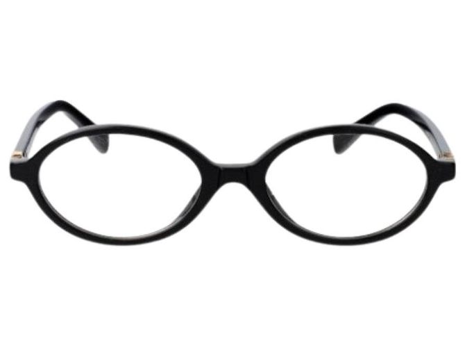 Miu Miu Rigard Ovalbrille Schwarz - Ansicht 6