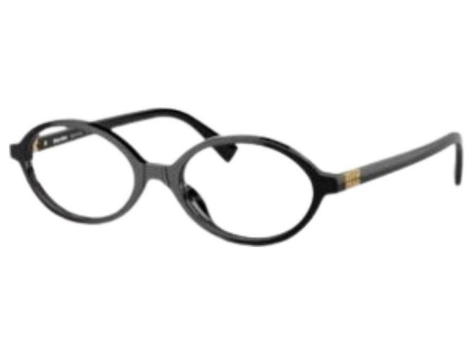 Miu Miu Rigard Ovalbrille Schwarz - Ansicht 8