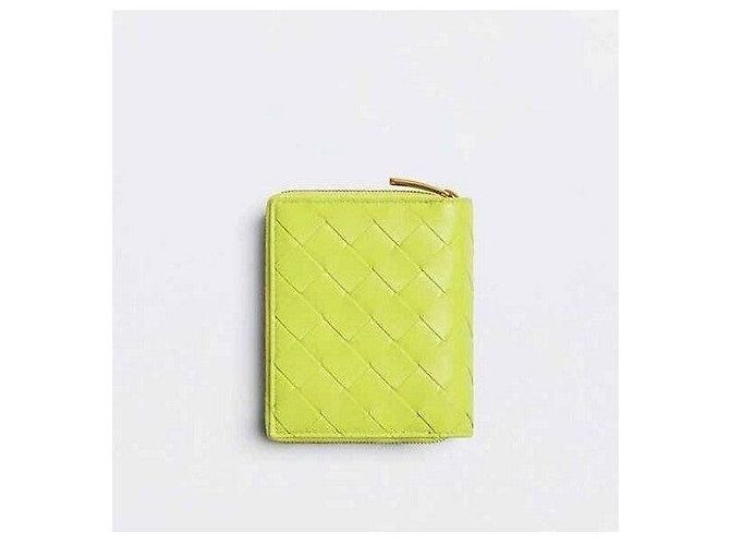 Bottega Veneta Portafoglio bi-fold con zip Verde - vista 2