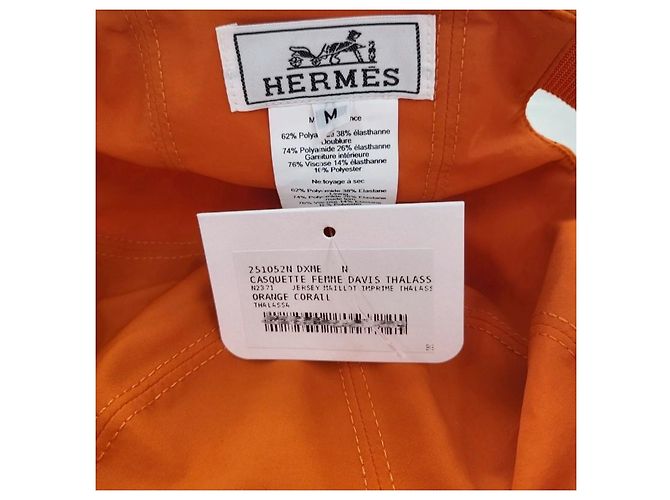 Hermès Thalassa Damenkappe Orange DXME - Ansicht 10