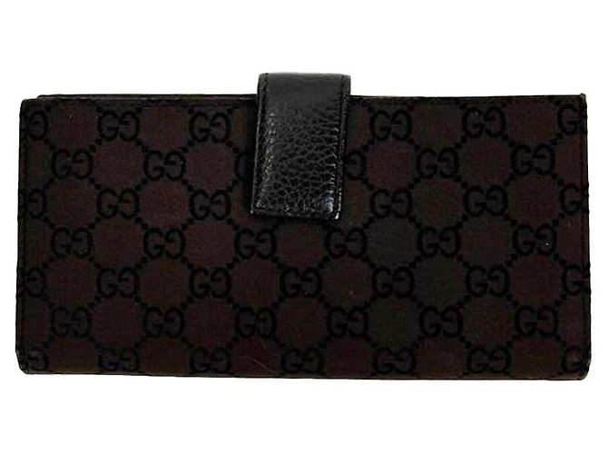 Gucci Cartera Larga Ophidia Marrón Oscuro Castaño - vista 3