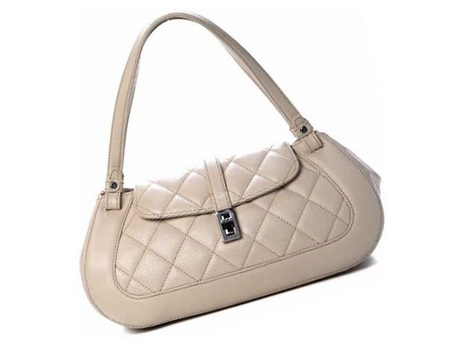 Chanel Caviar Stepp-Design Mademoiselle Umhängetasche Braun - Ansicht 3