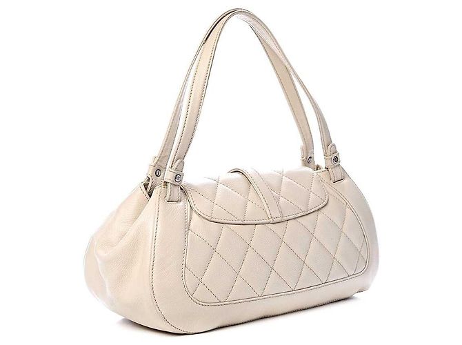Chanel Caviar Stepp-Design Mademoiselle Umhängetasche Braun - Ansicht 4