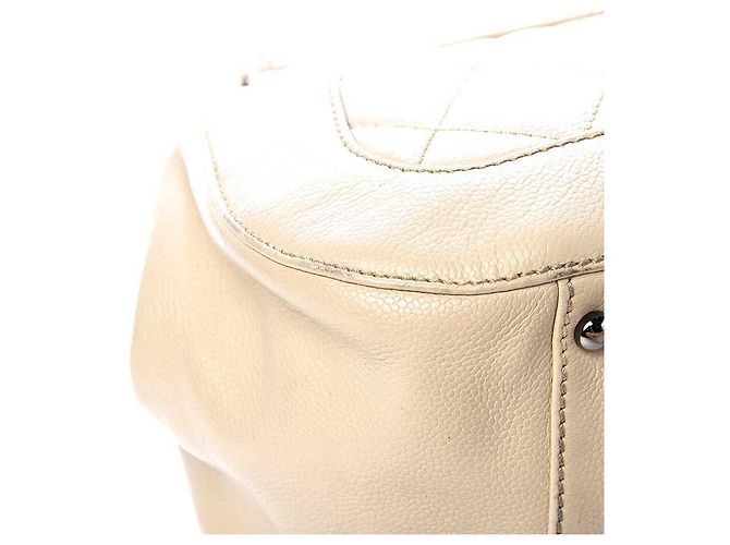 Chanel Caviar Stepp-Design Mademoiselle Umhängetasche Braun - Ansicht 6