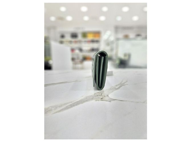 Bottega Veneta Gran billetera con solapa Intrecciato Verde - vista 6