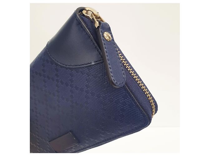 Gucci Cartera Diamond Azul - vista 3