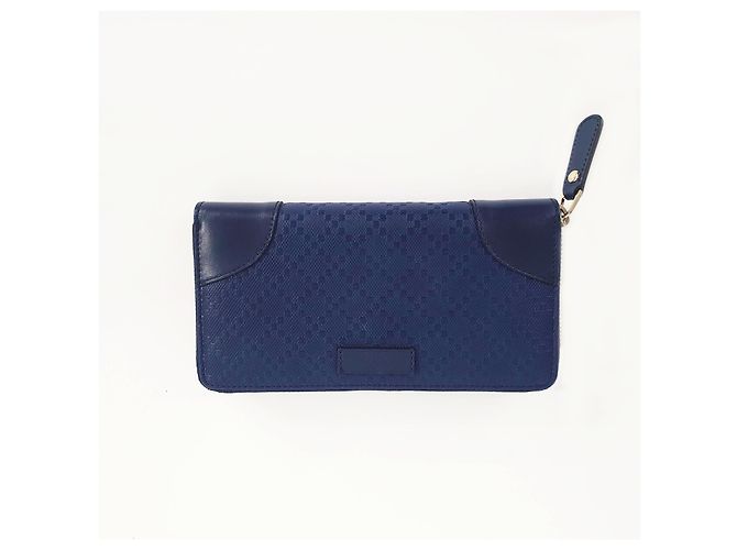 Gucci Cartera Diamond Azul - vista 4