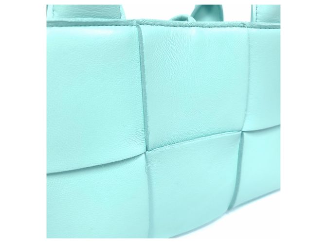 Bottega Veneta Borsa Mini Tote Arko Candy Blu - vista 5
