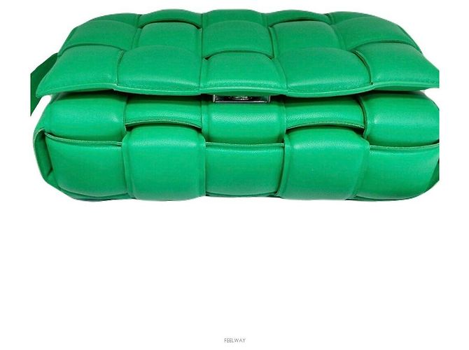 Bottega Veneta Intrecciato Padded Cassette Crossbody Bag Verde - vista 4