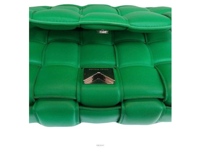Bottega Veneta Intrecciato Padded Cassette Crossbody Bag Verde - vista 7